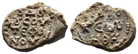 (Seals, 11.63g 20mm) Byzantine Seal IX-XV cent