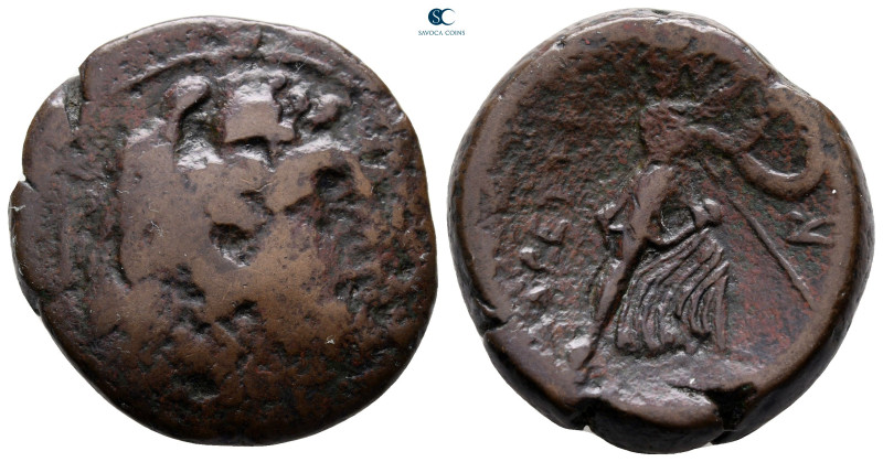 Bruttium. The Brettii circa 211-208 BC.
Bronze Æ

28 mm, 15,47 g

nearly ve...