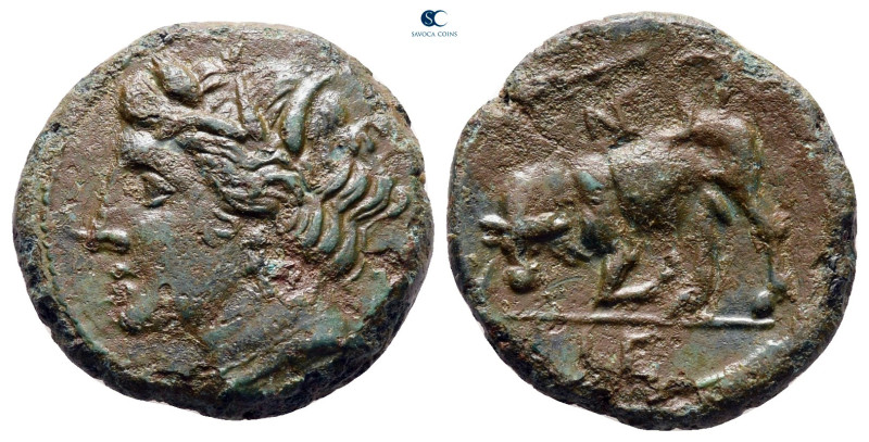 Sicily. Syracuse. Hieron II 275-215 BC. 
Bronze Æ

18 mm, 4,41 g



very ...
