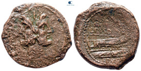 L. Calpurnius Piso Frugi 90 BC. Rome. As Æ
