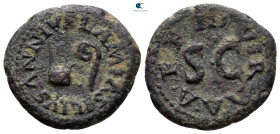 Augustus 27 BC-AD 14. Rome. Quadrans Æ