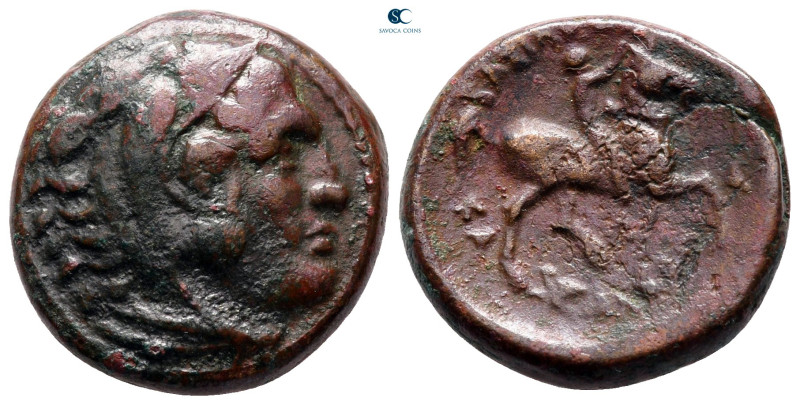 Kings of Macedon. Uncertain mint. Kassander 306-297 BC. 
Bronze Æ

20 mm, 7,2...