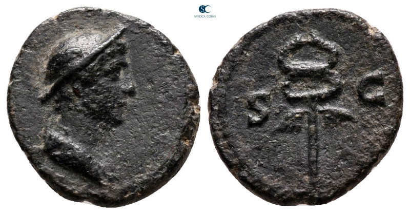 Anonymous issues AD 81-161. Rome
Quadrans Æ

15 mm, 1,85 g



very fine