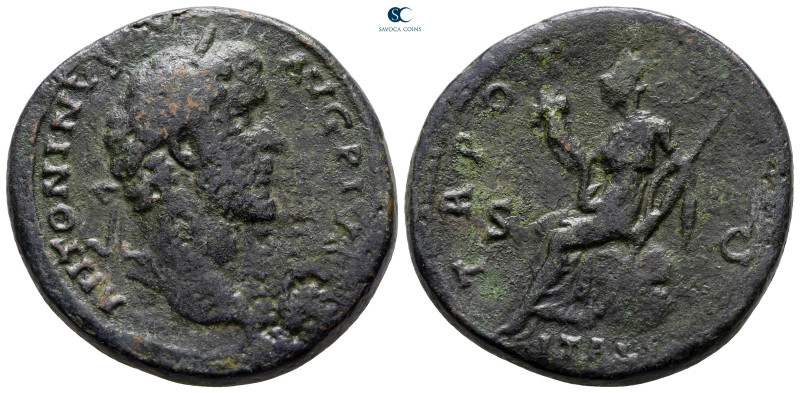 Antoninus Pius AD 138-161. Rome
Sestertius Æ

30 mm, 19,67 g

nearly very f...