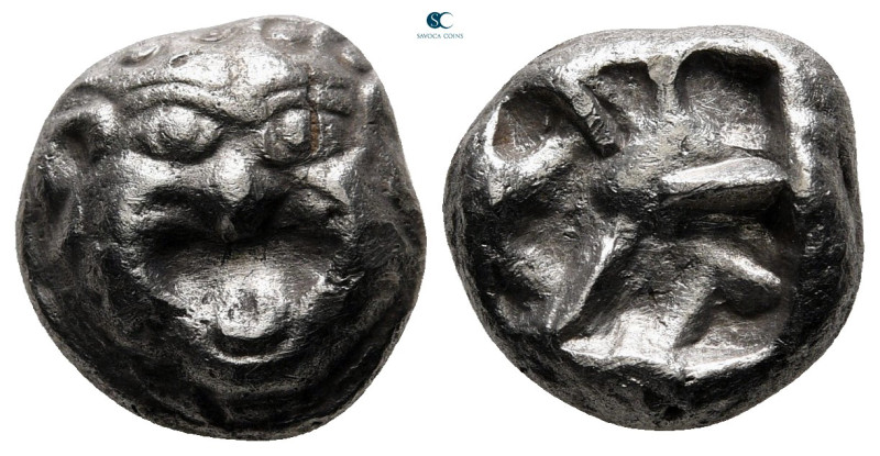 Mysia. Parion circa 500-400 BC. 
Drachm AR

13 mm, 4,02 g



very fine