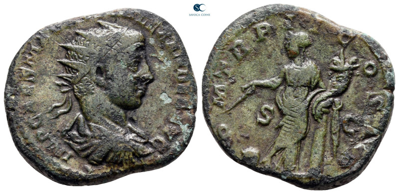 Severus Alexander AD 222-235. Rome
Dupondius Æ

25 mm, 10,42 g



very fi...