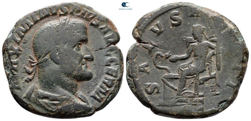 Maximinus I Thrax AD 235-238. Rome
Sestertius Æ

28 mm, 15,36 g



very f...