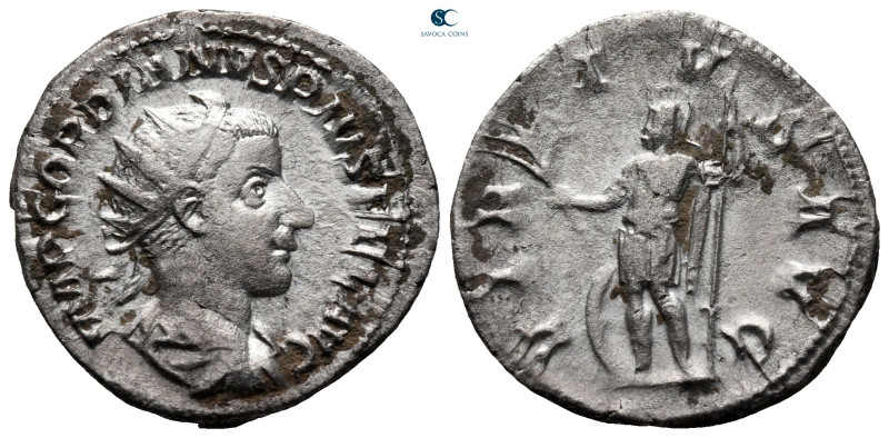 Gordian III AD 238-244. Rome
Antoninianus AR

22 mm, 4,19 g



very fine