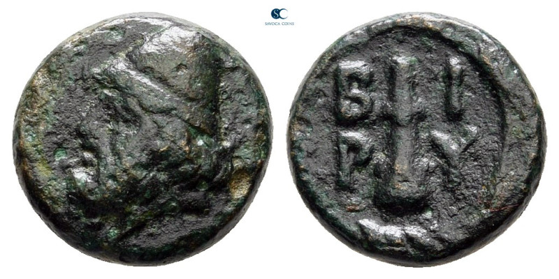 Troas. Birytis circa 350-300 BC. 
Bronze Æ

10 mm, 1,44 g



nearly very ...