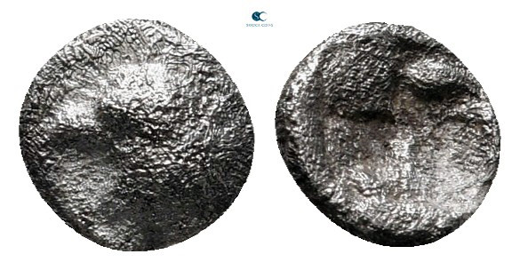 Aiolis. Kyme circa 450-400 BC. 
Hemiobol AR

6 mm, 0,22 g



nearly very ...