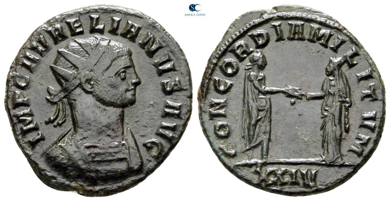 Aurelian AD 270-275. Serdica
Antoninianus Æ

23 mm, 3,54 g



very fine