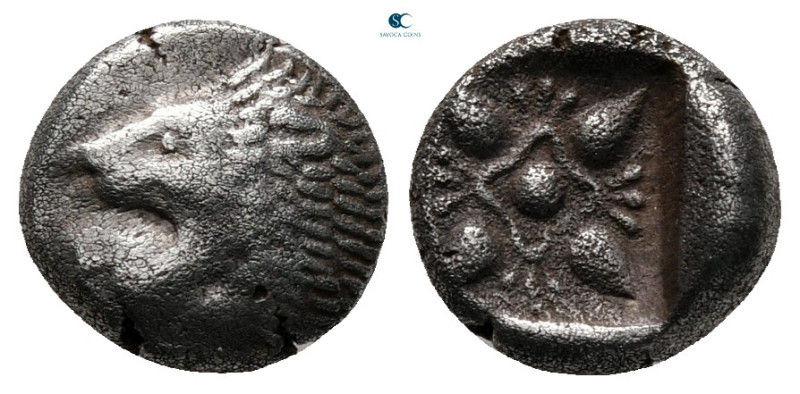 Ionia. Miletos circa 525-475 BC. 
Diobol AR

9 mm, 1,14 g



very fine