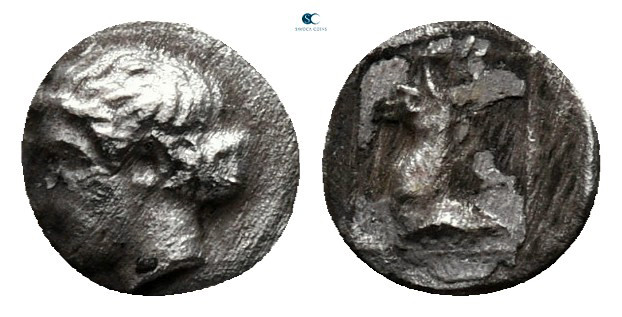 Ionia. Phokaia circa 360-340 BC. 
Hemiobol AR

6 mm, 0,28 g



very fine