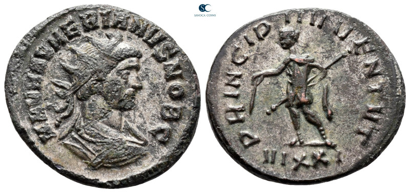 Numerian AD 283-284. Ticinum
Antoninianus Æ silvered

23 mm, 3,67 g



ve...