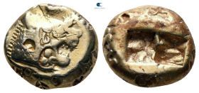 Kings of Lydia. Sardeis. Time of Alyattes to Kroisos 620-539 BC. Trite - Third Stater EL