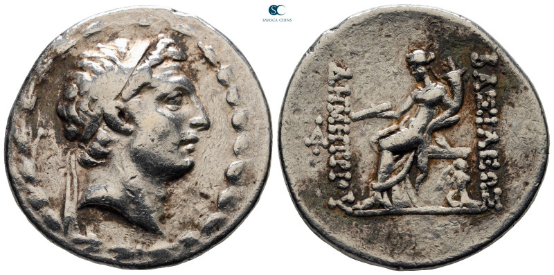 Seleukid Kingdom. Antioch on the Orontes. Demetrios I Soter 162-150 BC.
Tetradr...