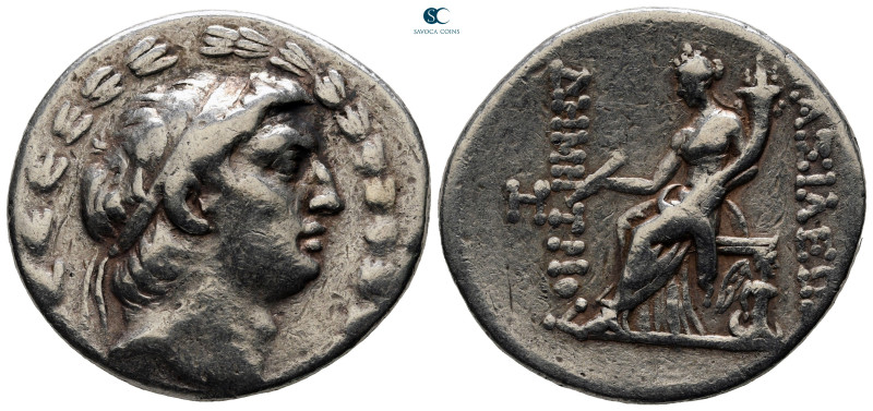 Seleukid Kingdom. Antioch on the Orontes. Demetrios I Soter 162-150 BC.
Tetradr...
