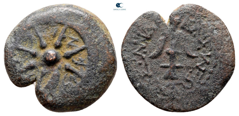 Judaea. Jerusalem. Hasmoneans. Alexander Jannaios (Yehonatan) 103-76 BC. 
Pruta...