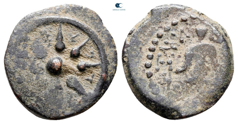 Judaea. Jerusalem. Hasmoneans. Alexander Jannaios (Yehonatan) 103-76 BC. 
Pruta...