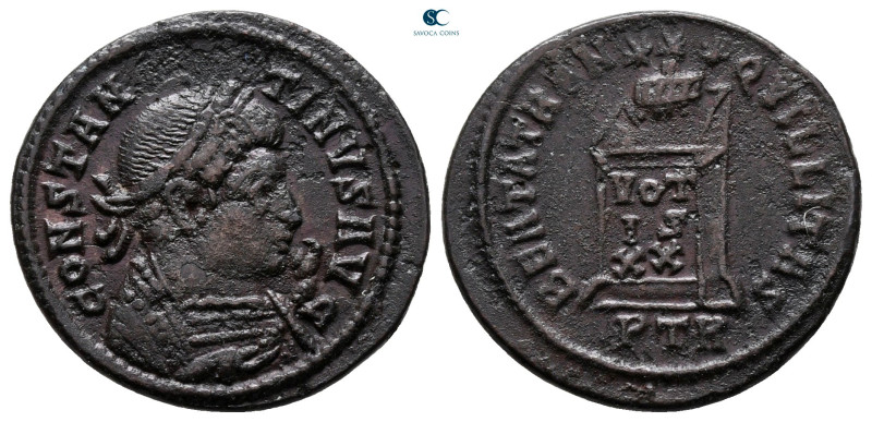 Constantine I the Great AD 306-337. Treveri
Follis Æ

20 mm, 2,66 g



ve...