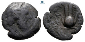 Ptolemaic Kingdom of Egypt. Kyrene. Ptolemy Apion, King of Kyrenaika 104-96 BC. Bronze Æ