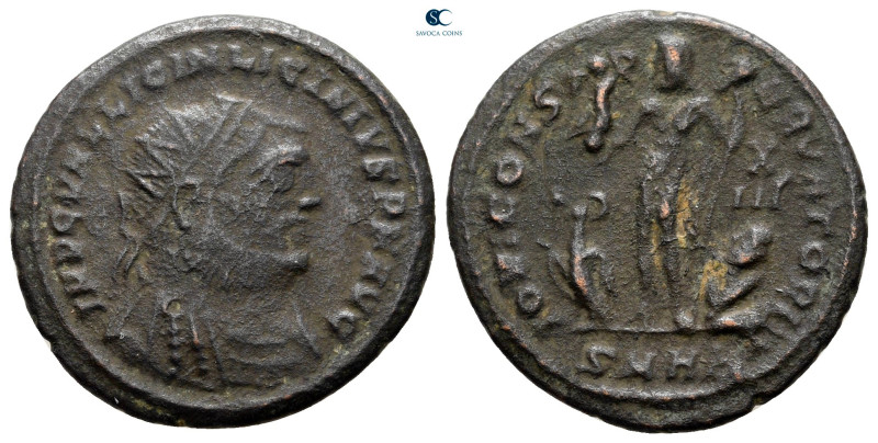 Licinius I AD 308-324. Heraclea
Follis Æ

20 mm, 3,35 g



very fine