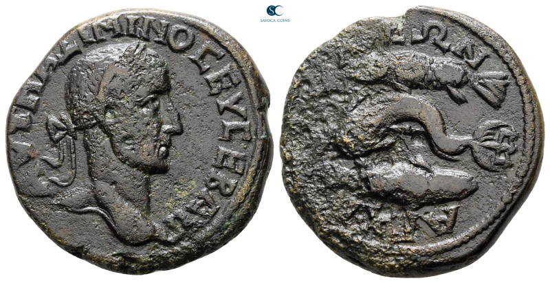 Thrace. Anchialos. Maximinus I Thrax AD 235-238. 
Bronze Æ

25 mm, 9,27 g

...