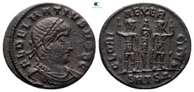 Delmatius, as Caesar AD 335-337. Thessaloniki. Follis Æ