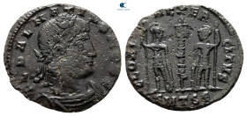 Delmatius, as Caesar AD 335-337. Thessaloniki. Follis Æ