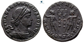 Constantius II, as Caesar AD 337-347. Constantinople. Follis Æ