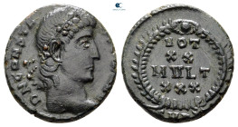 Constantius II AD 347-361. Cyzicus. Follis Æ