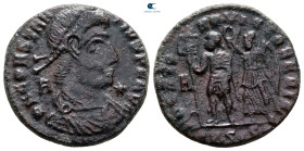 Constantius II AD 347-361. Siscia. Follis Æ