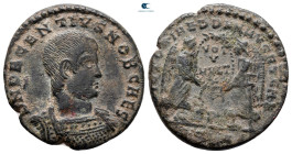 Decentius, as Caesar AD 350-353. Lugdunum. Maiorina Æ