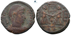 Decentius, as Caesar AD 350-353. Rome. Follis Æ