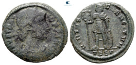 Vetranio AD 350. Thessaloniki. Follis Æ