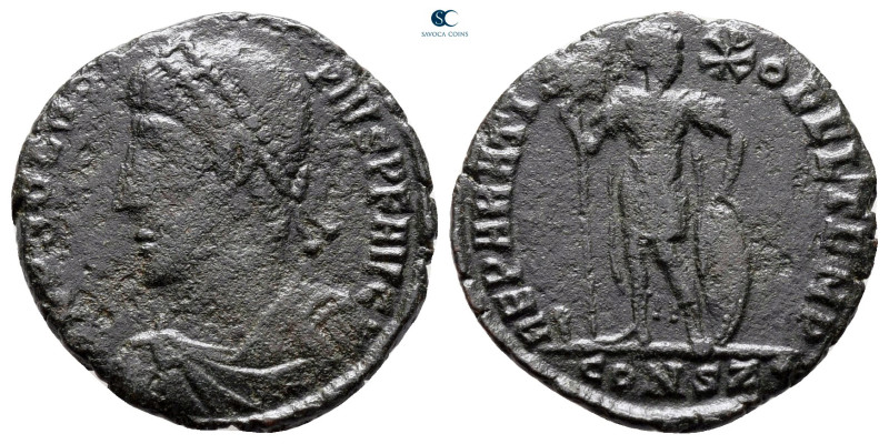 Procopius AD 365-366. Constantinople
Follis Æ

19 mm, 2,87 g



nearly ve...