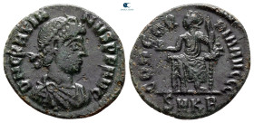 Gratian AD 375-383. Cyzicus. Follis Æ