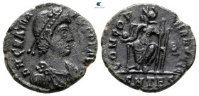 Gratian AD 375-383. Thessaloniki. Follis Æ