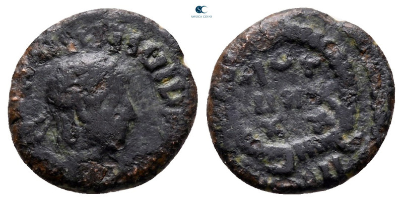 Theodosius I AD 379-395. Contemporary barbaric imitation
Follis Æ

12 mm, 1,0...