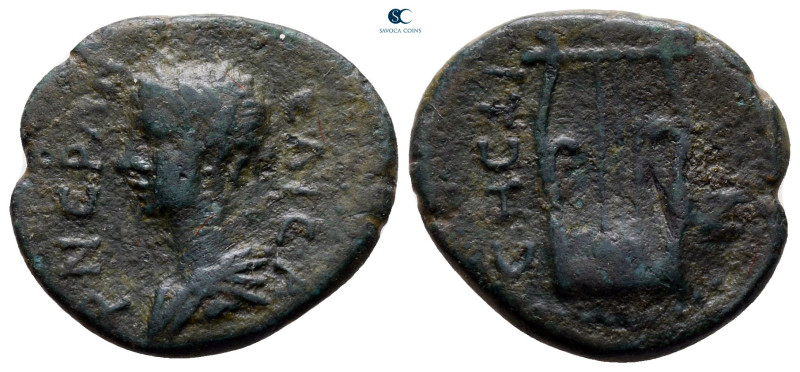 Thrace. Sestos. Nero AD 54-68. 
Bronze Æ

20 mm, 3,61 g



nearly very fi...