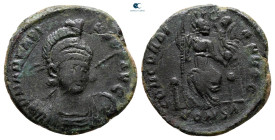 Arcadius AD 383-408. Constantinople. Follis Æ