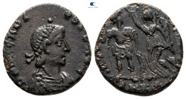 Arcadius AD 383-408. Cyzicus. Follis Æ