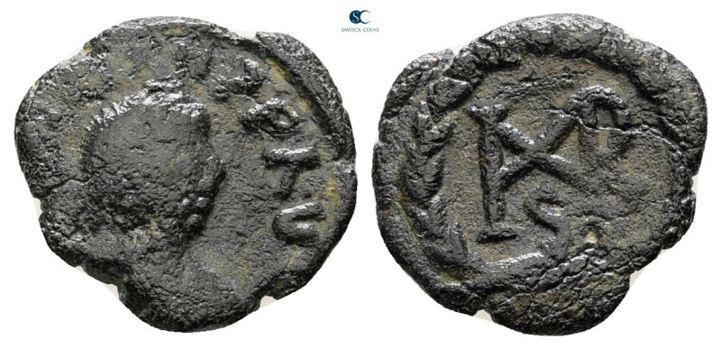 Marcian AD 450-457. Uncertain mint
Nummus Æ

12 mm, 0,70 g



very fine