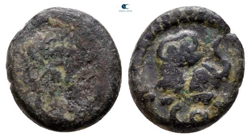 Leo I AD 457-474. Constantinople
Nummus Æ

10 mm, 1,02 g



fine