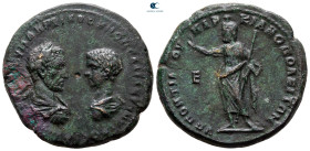 Moesia Inferior. Marcianopolis. Macrinus and Diadumenian AD 217-218. Bronze Æ