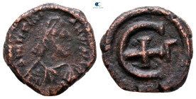 Justinian I AD 527-565. Antioch. Pentanummium Æ