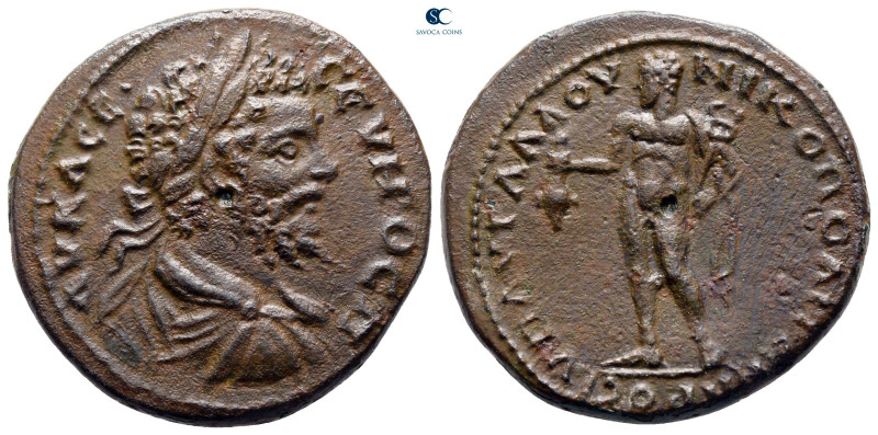 Moesia Inferior. Nikopolis ad Istrum. Septimius Severus AD 193-211. 
Bronze Æ
...