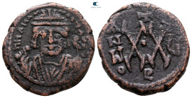 Tiberius II Constantine AD 578-582. Theoupolis (Antioch). Half Follis or 20 Nummi Æ
