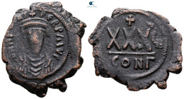Phocas AD 602-610. Constantinople. 3/4 Follis Æ