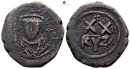 Phocas AD 602-610. Cyzicus. Half Follis or 20 Nummi Æ